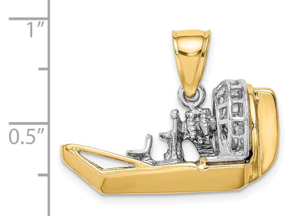 14k Two-tone Jewelry Style K9154 - Classique Jewelry Inc.