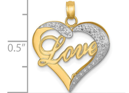 14k Yellow & Rhodium Jewelry Style K9155 - Classique Jewelry Inc.