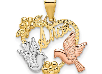 14k Two-tone Jewelry Style K9156 - Classique Jewelry Inc.