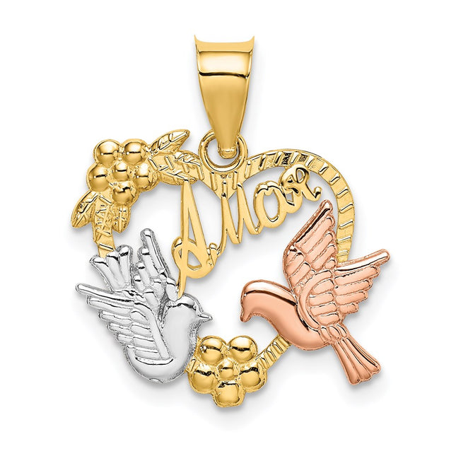 14k Two-tone Jewelry Style K9156 - Classique Jewelry Inc.