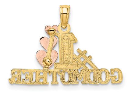 14k Two-tone Pendants Style K9165 - Classique Jewelry Inc.