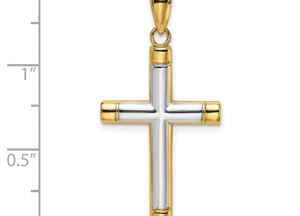14k Yellow & Rhodium Jewelry Style K9167 - Classique Jewelry Inc.