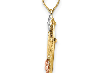 14k Two-tone Jewelry Style K9168 - Classique Jewelry Inc.