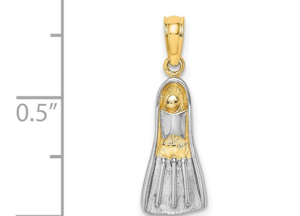 14k Yellow & Rhodium Jewelry Style K9170 - Classique Jewelry Inc.