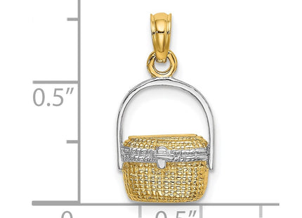14k Yellow & Rhodium Jewelry Style K9171 - Classique Jewelry Inc.
