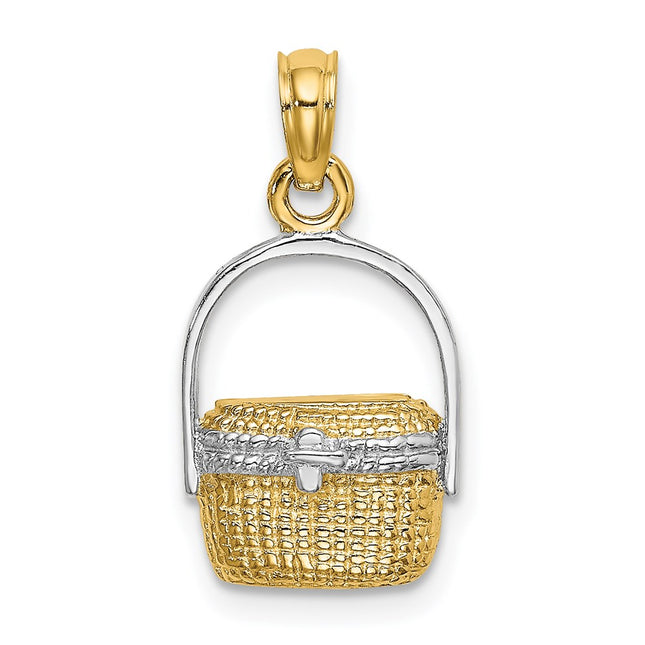 14k Yellow & Rhodium Jewelry Style K9171 - Classique Jewelry Inc.