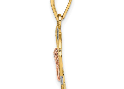 14k Two-tone Jewelry Style K9172 - Classique Jewelry Inc.