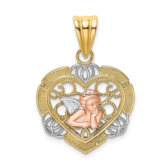 14k Two-tone Jewelry Style K9172 - Classique Jewelry Inc.