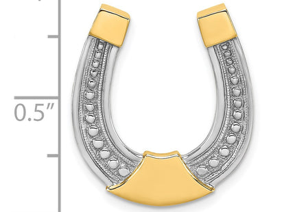 14K gold horseshoe chain, another view