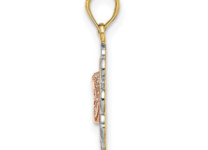 14k Two-tone Jewelry Style K9178 - Classique Jewelry Inc.