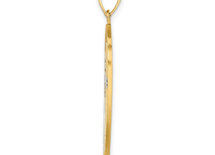 14k Yellow & Rhodium Jewelry Style K9179 - Classique Jewelry Inc.
