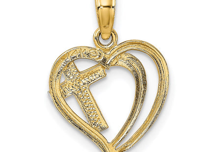 14k Yellow & Rhodium Jewelry Style K9181 - Classique Jewelry Inc.