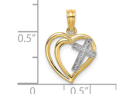 14k Yellow & Rhodium Jewelry Style K9181 - Classique Jewelry Inc.