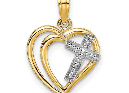 14k Yellow & Rhodium Jewelry Style K9181 - Classique Jewelry Inc.