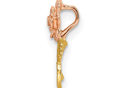 14k Two-tone Pendants Style K9183 - Classique Jewelry Inc.