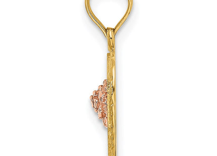 14k Two-tone Jewelry Style K9184 - Classique Jewelry Inc.