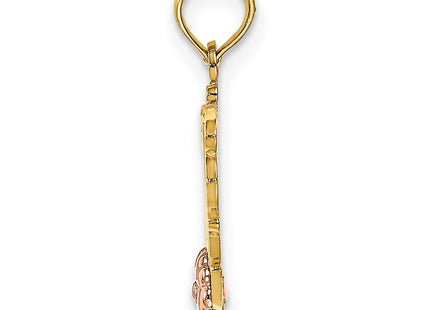 14k Two-tone Jewelry Style K9186 - Classique Jewelry Inc.