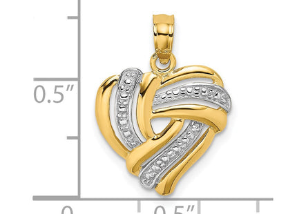 14k Yellow & Rhodium Jewelry Style K9188 - Classique Jewelry Inc.