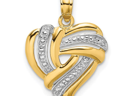 14k Yellow & Rhodium Jewelry Style K9188 - Classique Jewelry Inc.