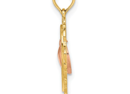 14k Two-tone Jewelry Style K9191 - Classique Jewelry Inc.