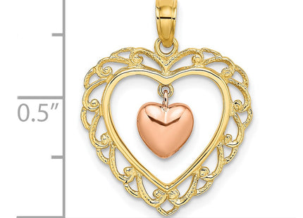 14k Two-tone Jewelry Style K9191 - Classique Jewelry Inc.
