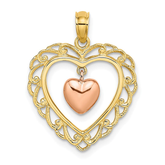 14k Two-tone Jewelry Style K9191 - Classique Jewelry Inc.
