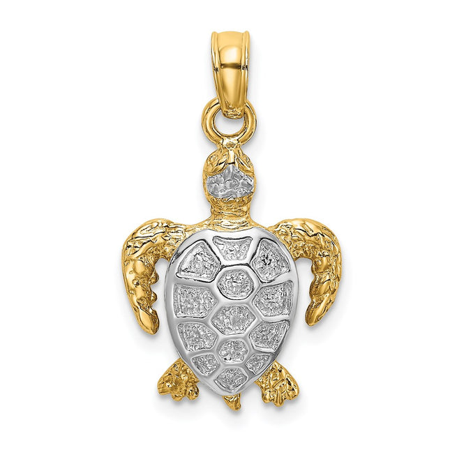 14k Yellow & Rhodium Jewelry Style K9196 - Classique Jewelry Inc.