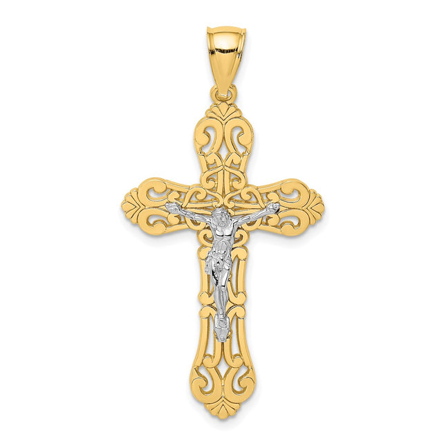 14k Two-tone Jewelry Style K9199 - Classique Jewelry Inc.