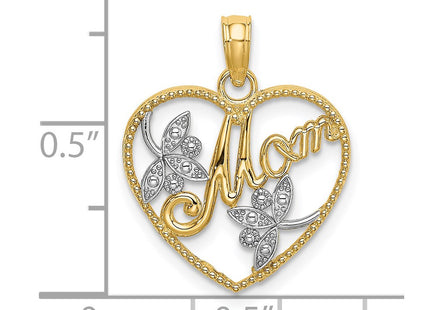 14k Yellow & Rhodium Jewelry Style K9202 - Classique Jewelry Inc.