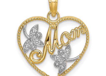 14k Yellow & Rhodium Jewelry Style K9202 - Classique Jewelry Inc.