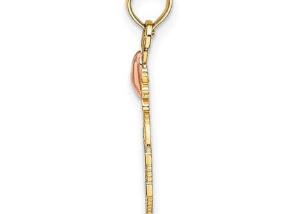 14k Two-tone Pendants Style K9206 - Classique Jewelry Inc.