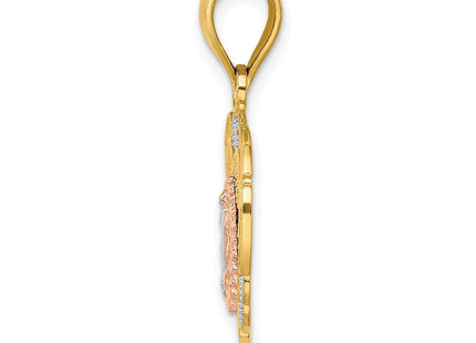 14k Two-tone Jewelry Style K9207 - Classique Jewelry Inc.