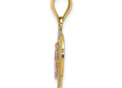 14k Two-tone Jewelry Style K9208 - Classique Jewelry Inc.