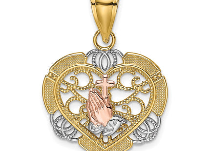 14k Two-tone Jewelry Style K9208 - Classique Jewelry Inc.