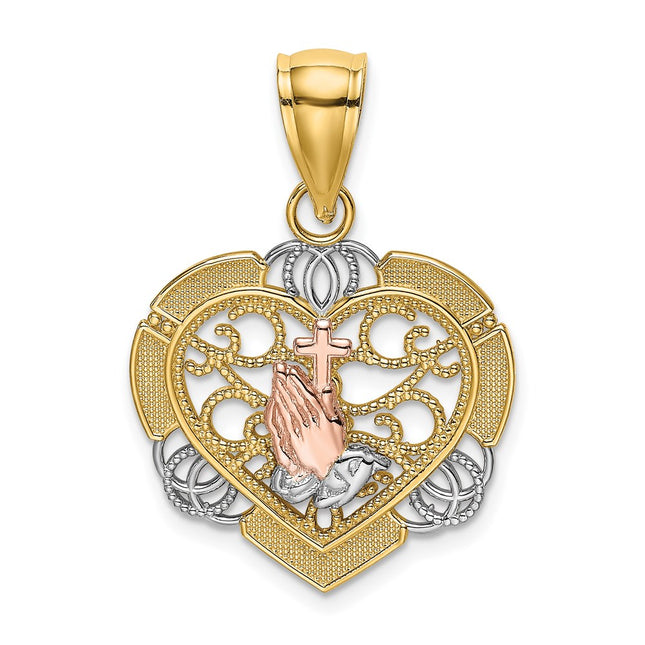 14k Two-tone Jewelry Style K9208 - Classique Jewelry Inc.