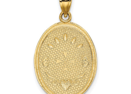 14k Yellow & Rhodium Jewelry Style K9213 - Classique Jewelry Inc.