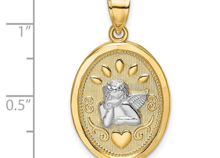 14k Yellow & Rhodium Jewelry Style K9213 - Classique Jewelry Inc.