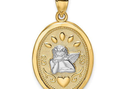 14k Yellow & Rhodium Jewelry Style K9213 - Classique Jewelry Inc.