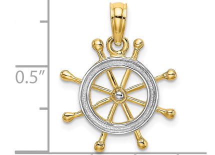 14k Yellow & Rhodium Jewelry Style K9214 - Classique Jewelry Inc.