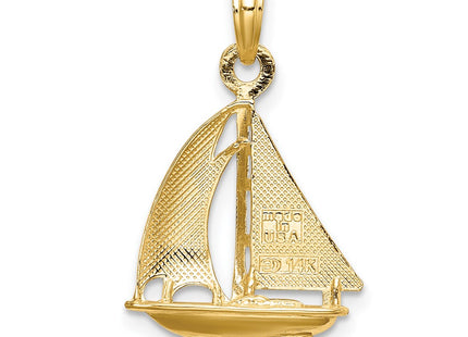 14k Yellow & Rhodium Jewelry Style K9221 - Classique Jewelry Inc.
