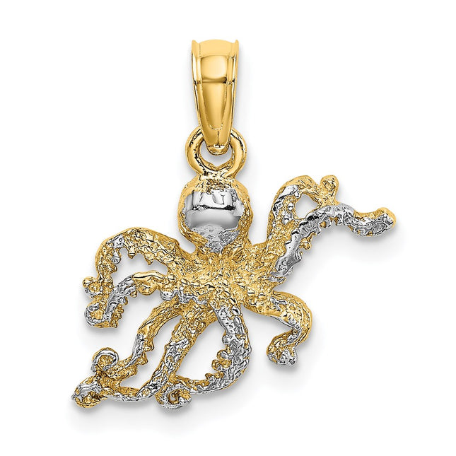 14k Yellow & Rhodium Jewelry Style K9222 - Classique Jewelry Inc.