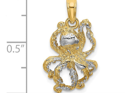 14k Yellow & Rhodium Jewelry Style K9223 - Classique Jewelry Inc.