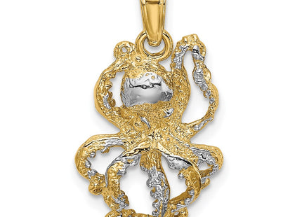 14k Yellow & Rhodium Jewelry Style K9223 - Classique Jewelry Inc.