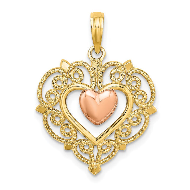 14k Two-tone Jewelry Style K9233 - Classique Jewelry Inc.