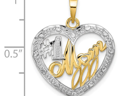 14k Yellow & Rhodium Jewelry Style K9234 - Classique Jewelry Inc.