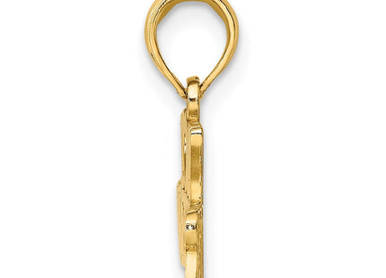 14K gold charm, alternate view