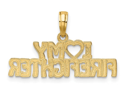 14K gold charm, further view