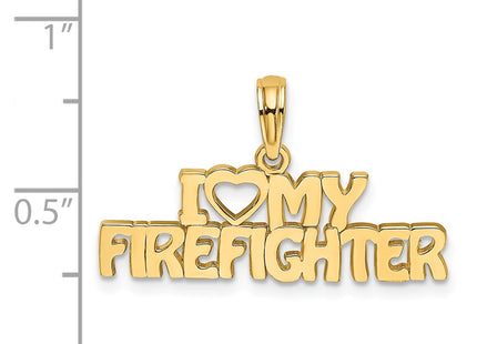 14K gold charm, another view