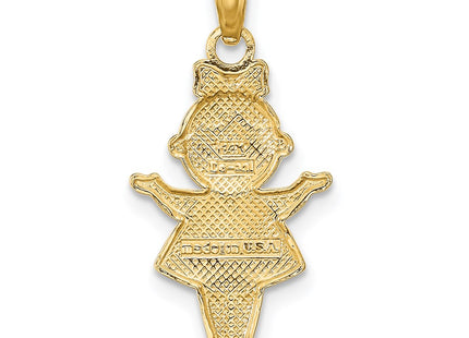 14k Yellow & Rhodium Jewelry Style K9244 - Classique Jewelry Inc.