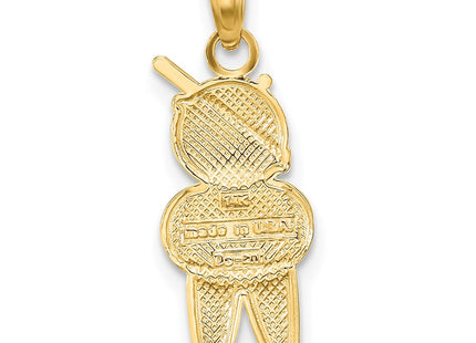 14k Yellow & Rhodium Jewelry Style K9245 - Classique Jewelry Inc.